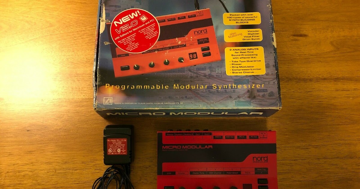 MATRIXSYNTH Nord Micro Modular synth with Original Box and power supply