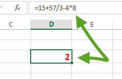 Exécution de quatre opérateurs dans une formule excel Exécution de quatre opérateurs dans une formule excel