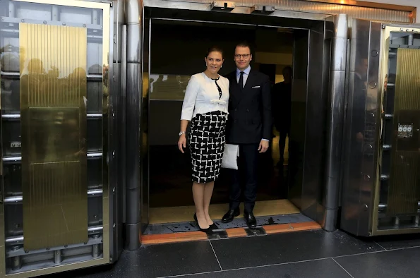 Crown Princess Victoria of Sweden and Prince Daniel of Sweden visited the Gold Museum 