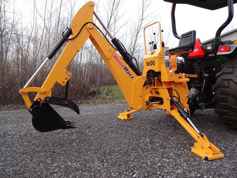 WoodMaxx WM8600 8' PTO Backhoe Attachment WoodMaxx WM8600 8' PTO