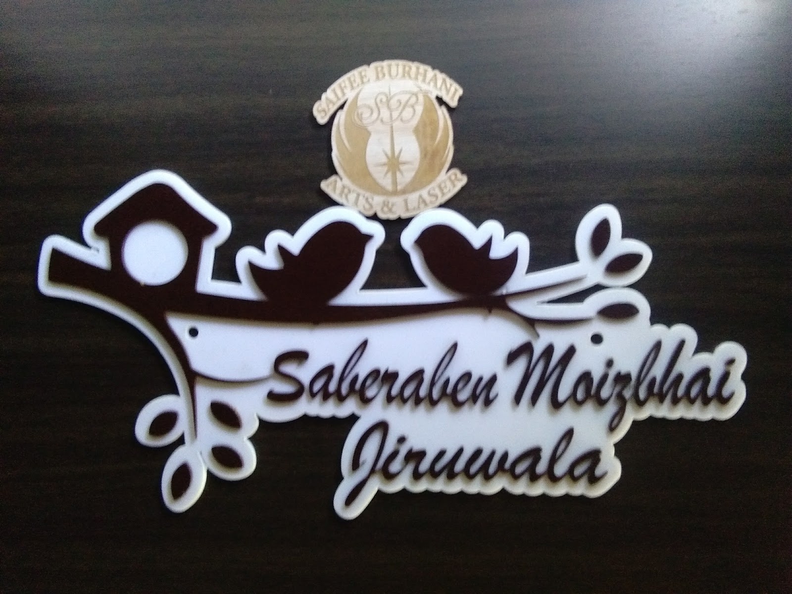 Customize Name Plate