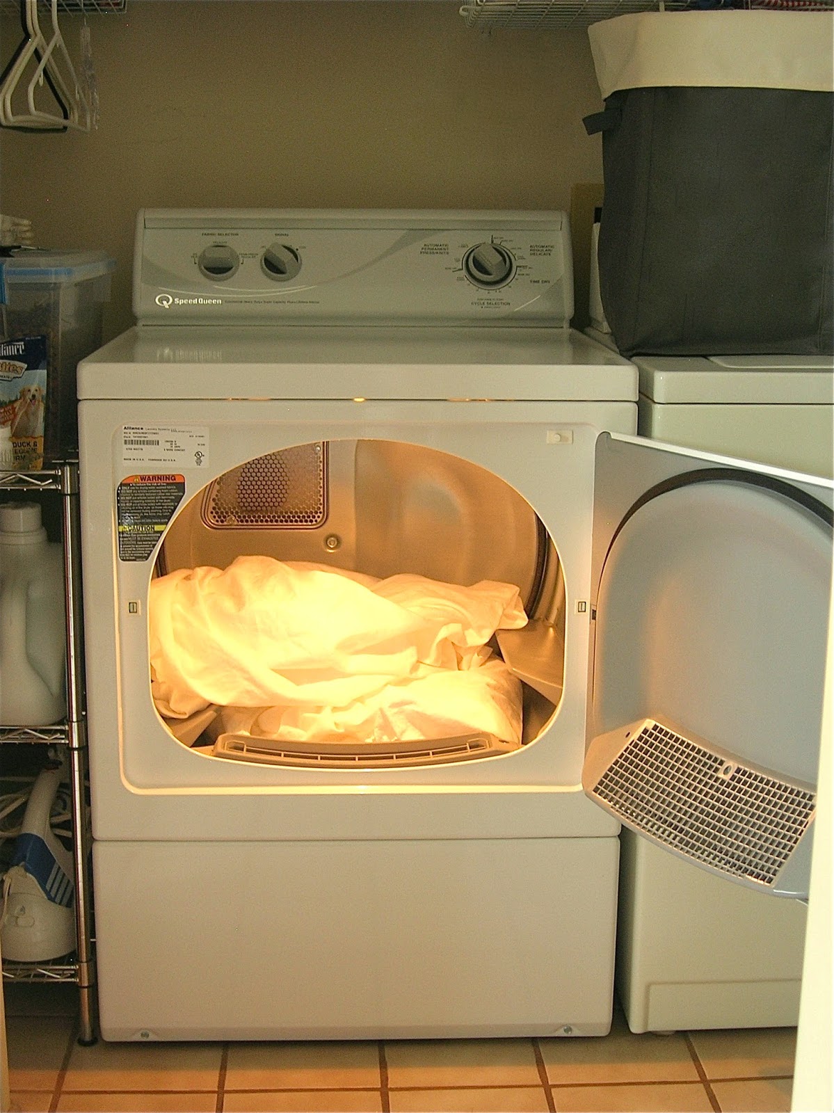 My Little Bungalow A New Dryer and Shelving Unit