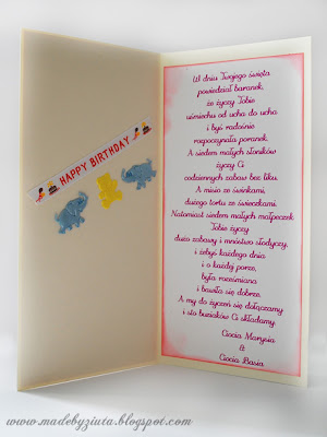 kartki okolicznościowe barbara wójcik kartka urodzinowa dla dziecka dziewczynki