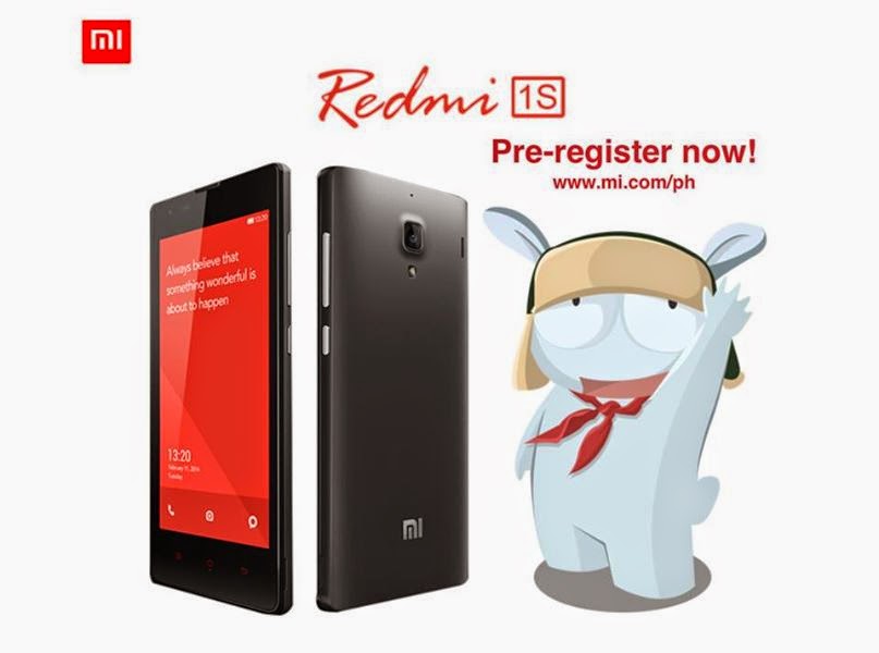 Xiaomi will open Redmi 1s pre-registration today at 6PM