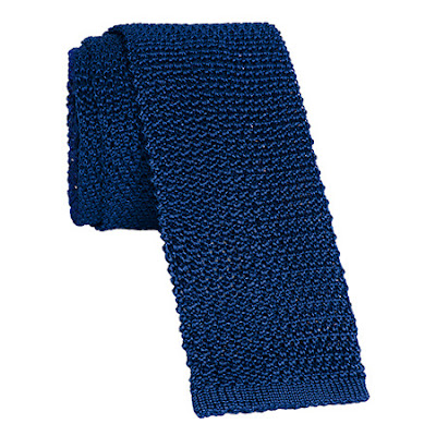 knitted silk tie brown thomas