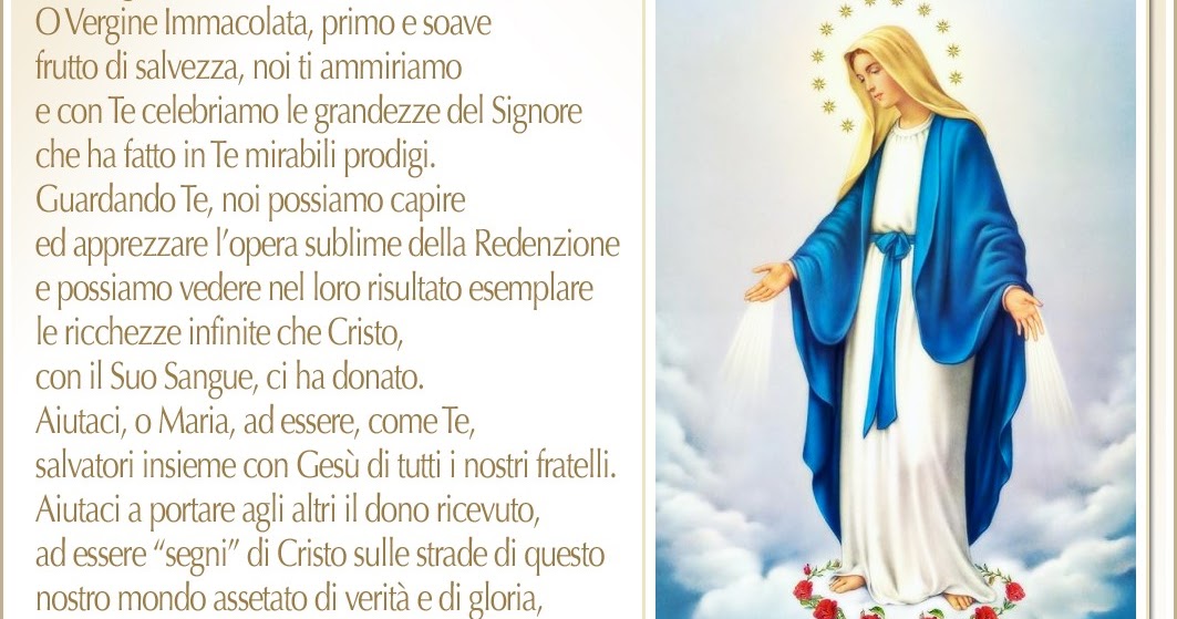 Immagini Della Madonna Con Frasi Esplorando Cartoline CDB: Cartolina o Santino PREGHIERE DELLA NOVENA