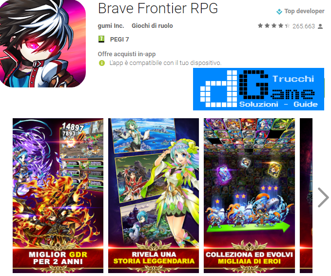 Trucchi Brave Frontier RPG Mod Apk Android v1.5.31