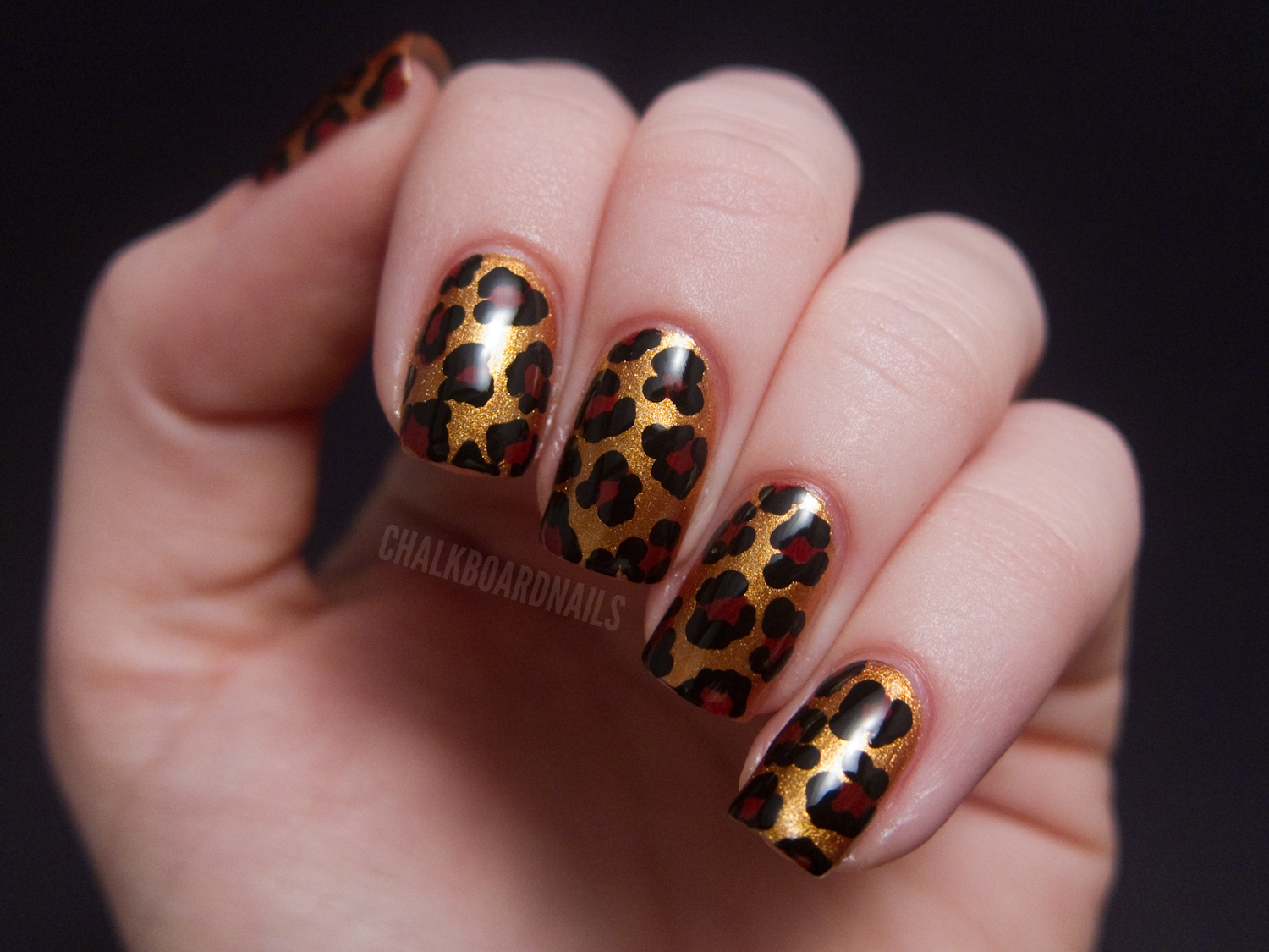 Betsey Johnson Style Leopard Print | Chalkboard Nails ...