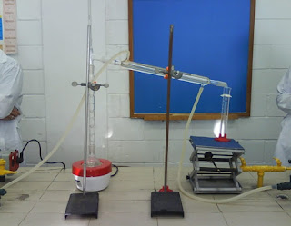 Esquema de aparelho de Destilação Fracionada em Laboratório esquema aparelho destilaçao fracionada laboratorio