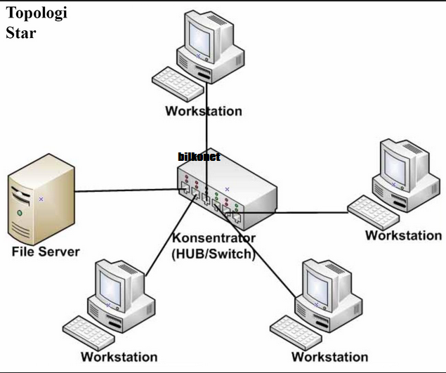 Topologi Jaringan Komputer Pengertian Jenis Dan Contohnya