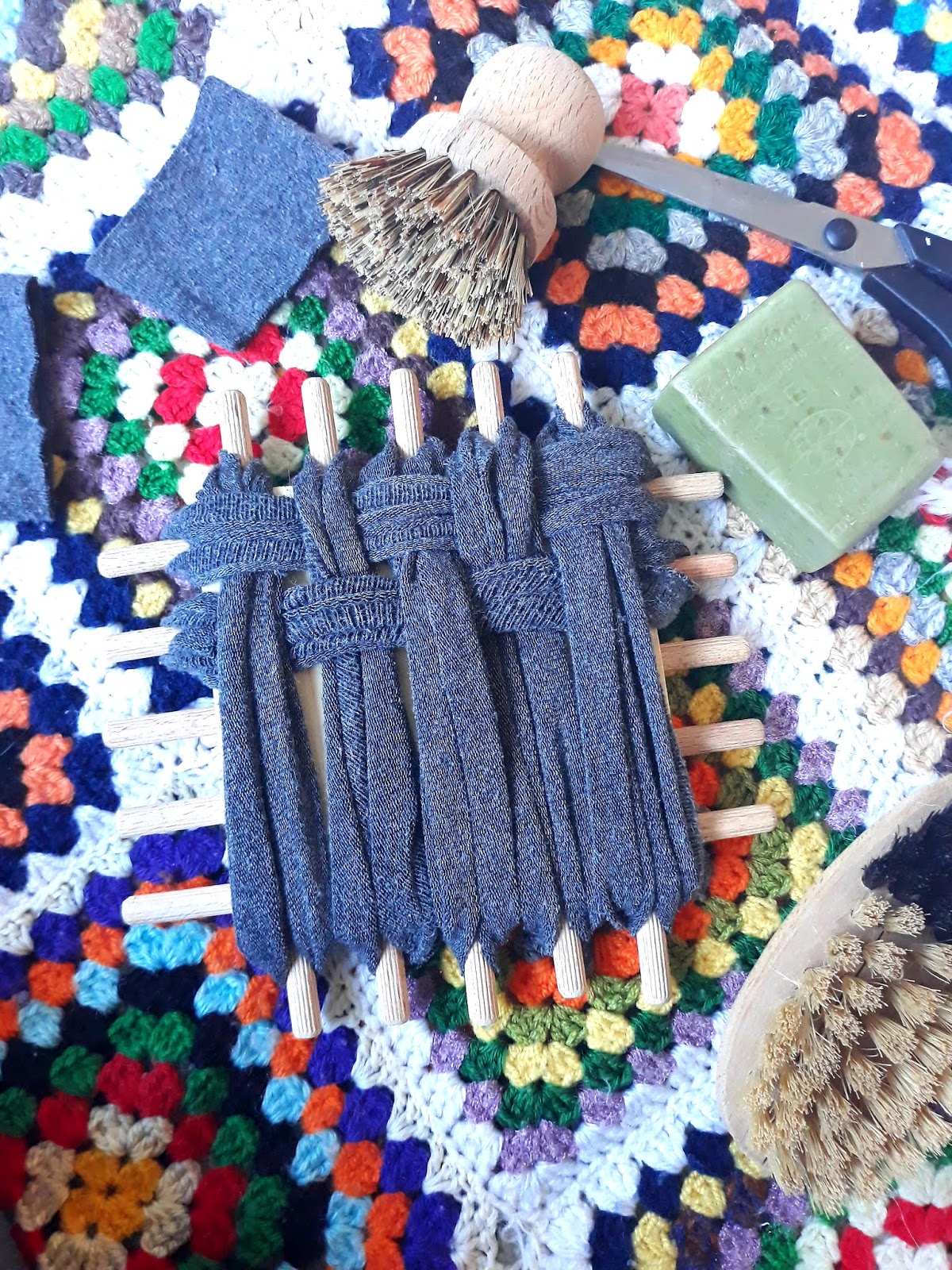 Tuto zero déchet : éponge lavable tawashi