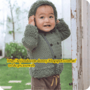 abrigo a Crochet Saquito de Bebe