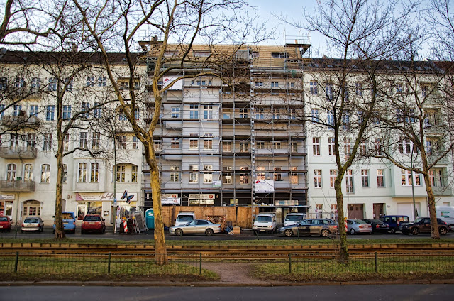 Baustelle Danziger Straße 136, 10407 Berlin, 07.01.2014