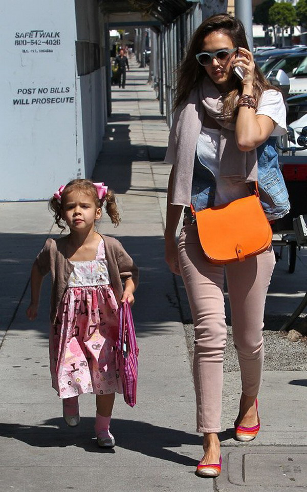 My Sweet Days Honor Marie Warren with mother Jessica Alba