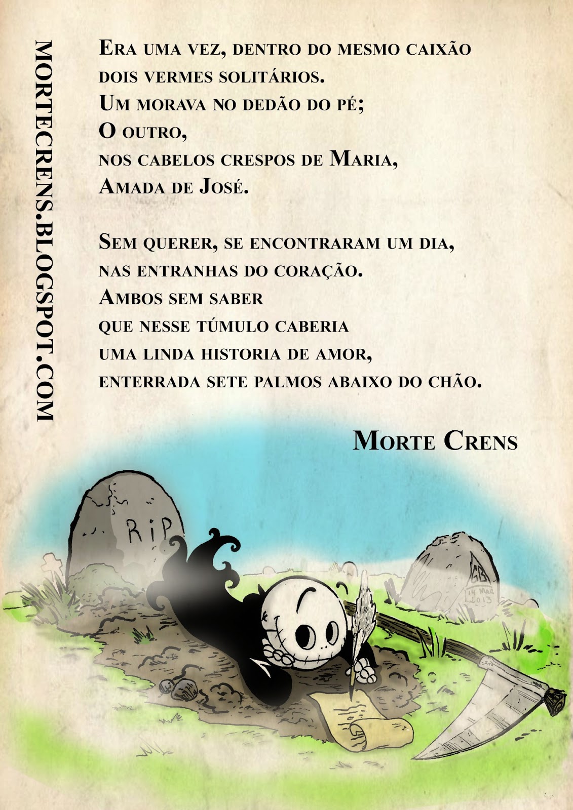 Poema Morte Crens! ATUALIZADO A Entediante Vida de Morte Crens Poema Morte Crens! ATUALIZADO A Entediante Vida de Morte Crens