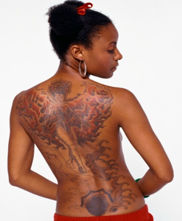 43+ Back Tattoo Black Women Gif