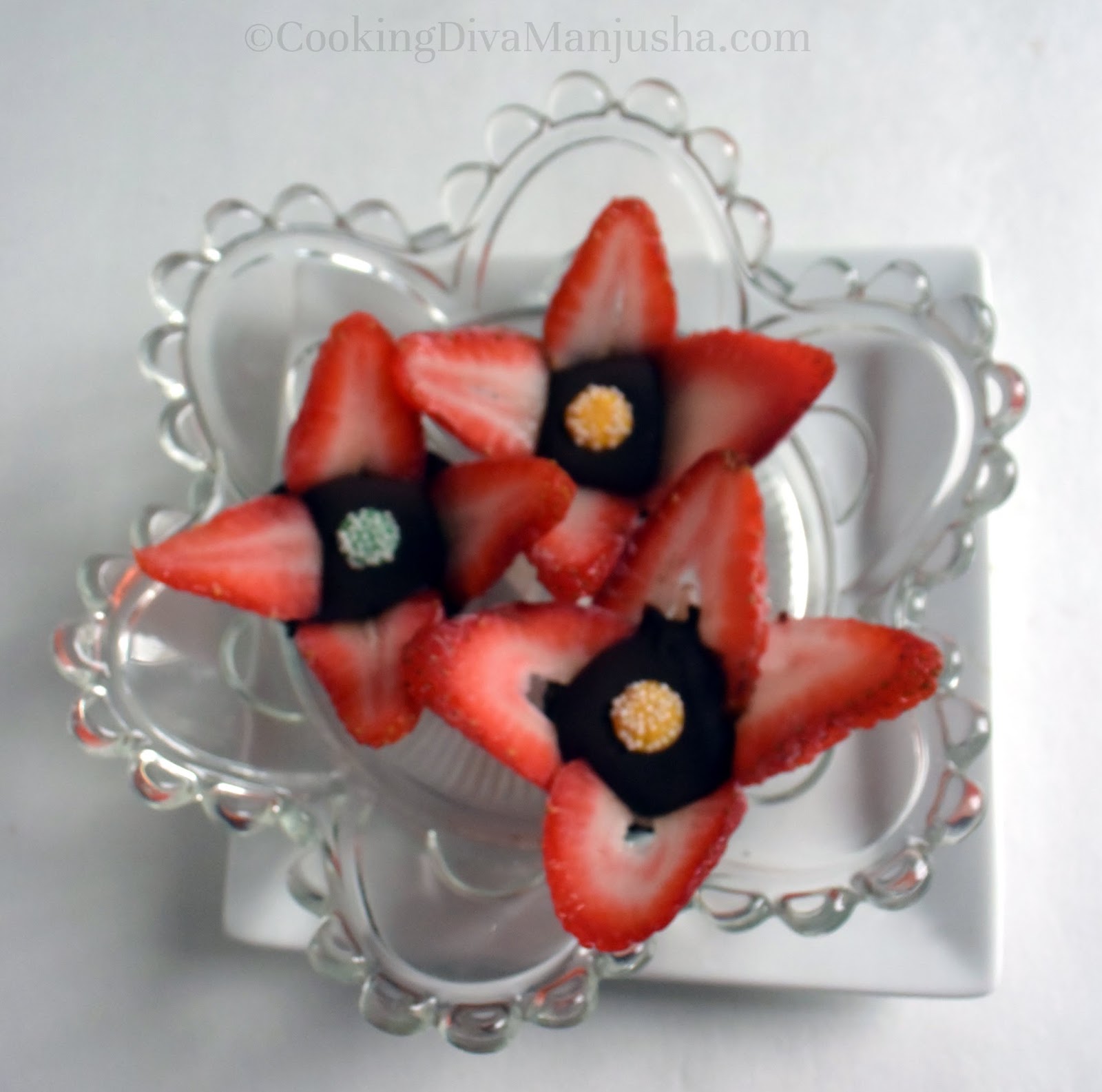 Strawberry Blossom Quick Strawberry chocolate recipeValentine snack
