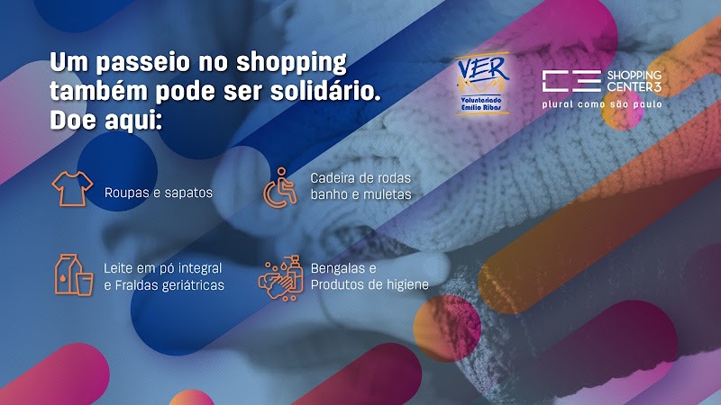 Shopping Center 3 realiza campanha solidária para pacientes do Emilio Ribas Shopping Center 3 realiza campanha solidária para pacientes do Emilio Ribas