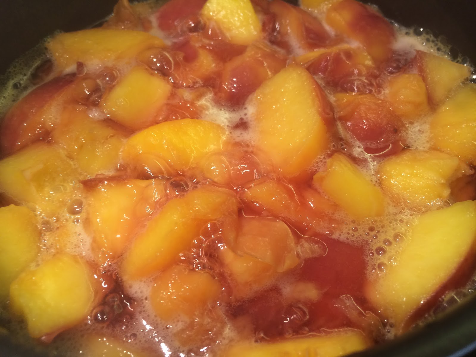 Baking Bare Nectarine Ice Cream