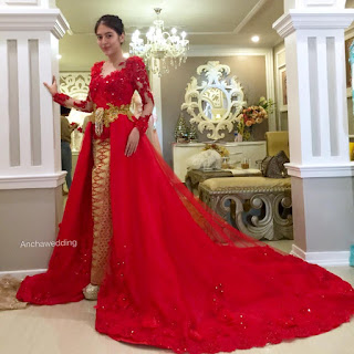 Baju Pengantin Mewah Warna Merah Baju Pengantin Mewah Warna Merah