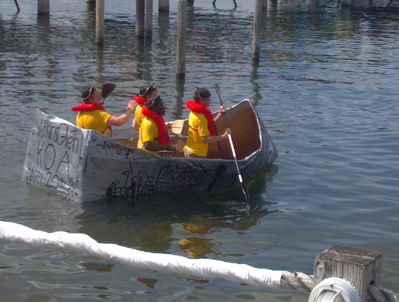 The New Hartman: Fingerlakes Weekend - Cardboard Boat Regatta