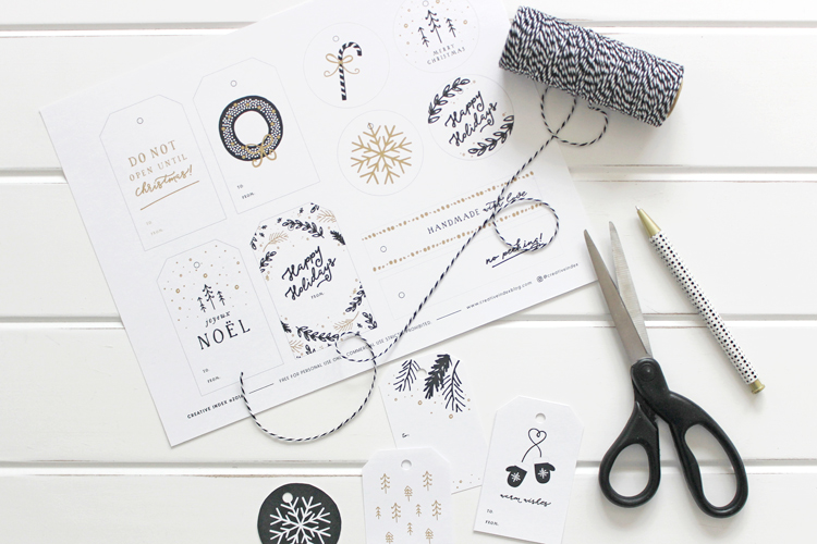 2016 free printable holiday gift tags - creative index blog