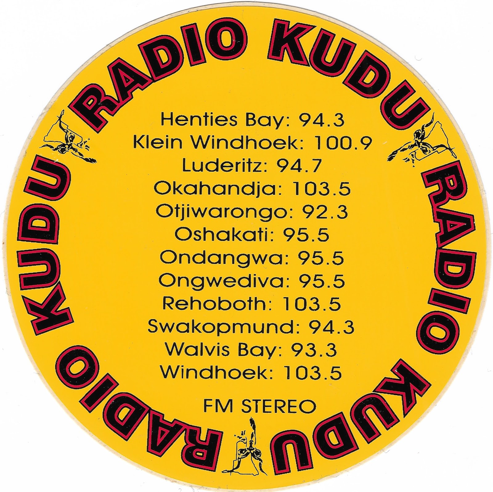 Radio Sticker of the Day Omulunga Radio / KUDU FM