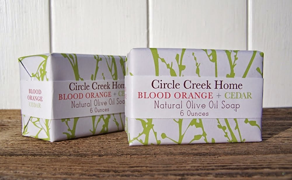 Blood Orange Cedar Bar Soap