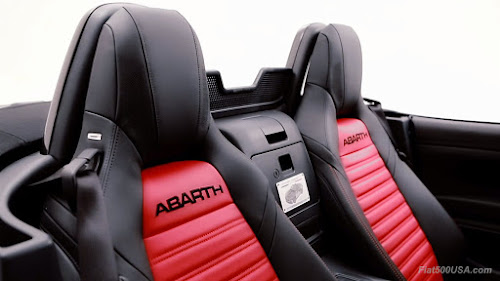 Abarth Embroidered Seat Backs