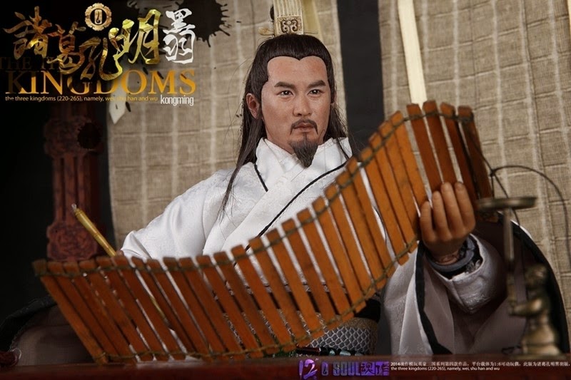 O-Soul Toys Heroes of the Three Kingdoms - Zhuge Liang (Black Feather Version)