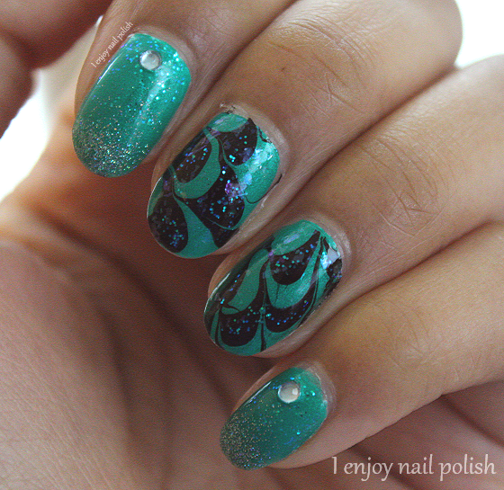 I enjoy nail polish: Dark Seafoam Green