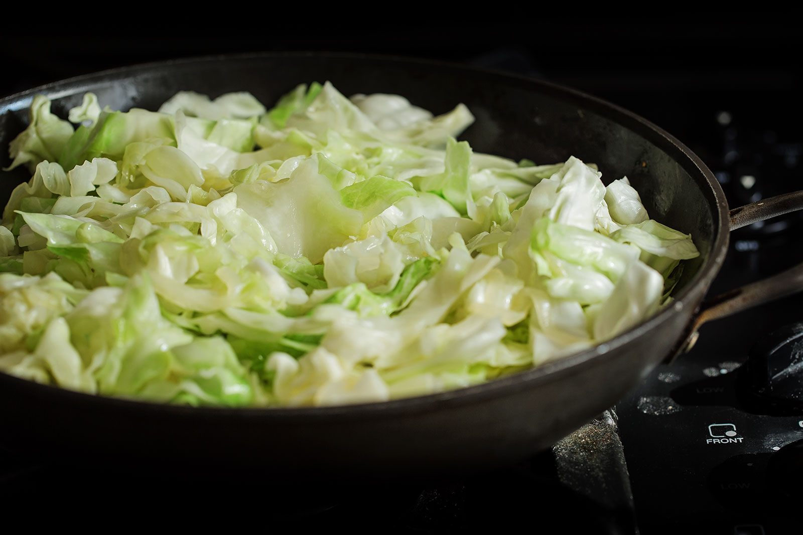 Sautéed Cabbage, Onions and Chicken with Smoked Paprika Tomato Sauce