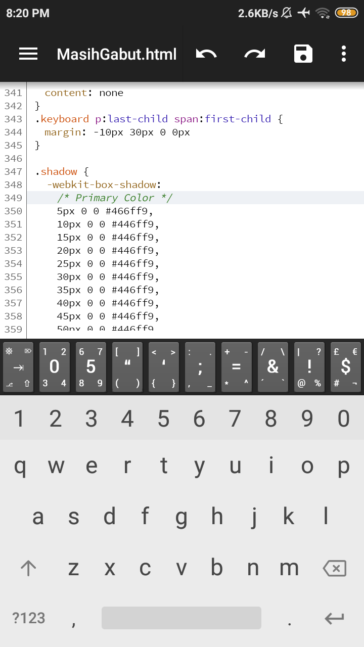 Pure CSS3 Offline MIUI x Quoda