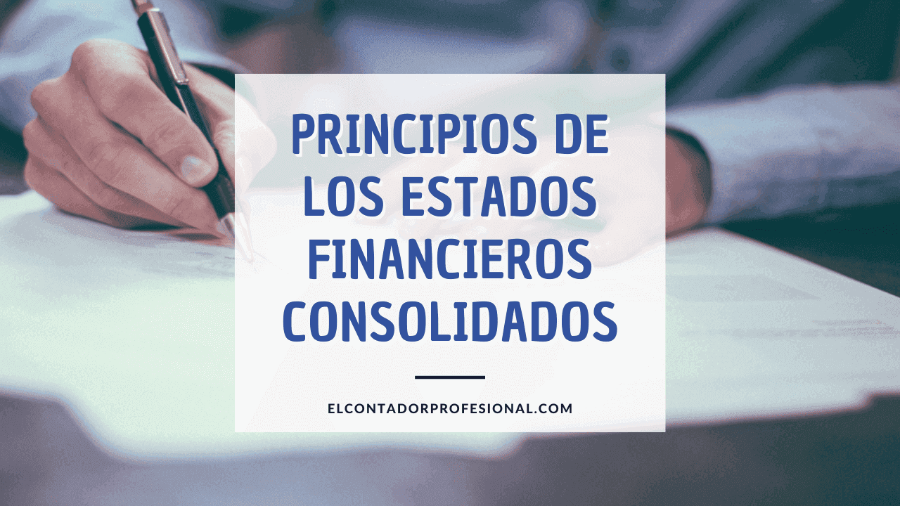 Principios de los Estados Financieros Consolidados