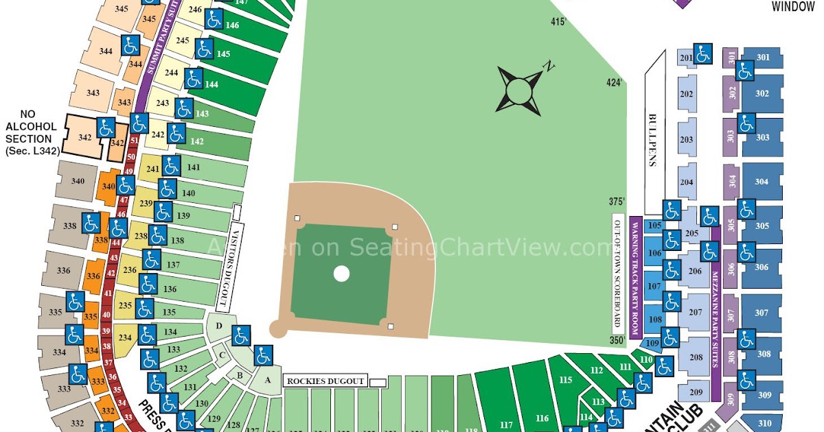 coors field seating chart