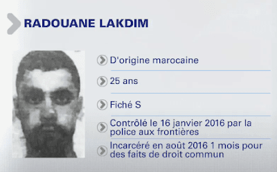 France : Redouane Lakdim, le tueur islamiste de ce vendredi, était connu de la justice et des services de renseignement avant d’obtenir la nationalité française