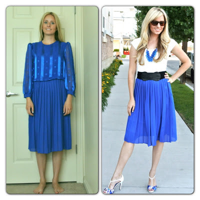Great blog about easy ways to update old clothing. This looks so easy, I could totally do it!