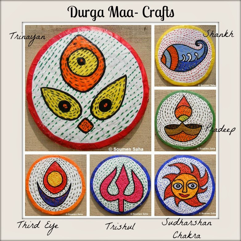 Durga craft Collage