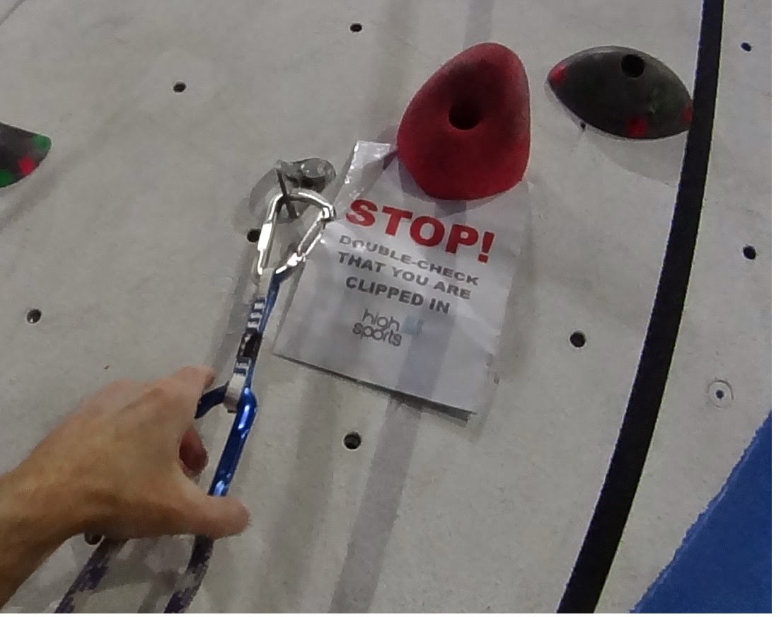 Colin's Climbing The Brighton and Hove Climbing Centre.