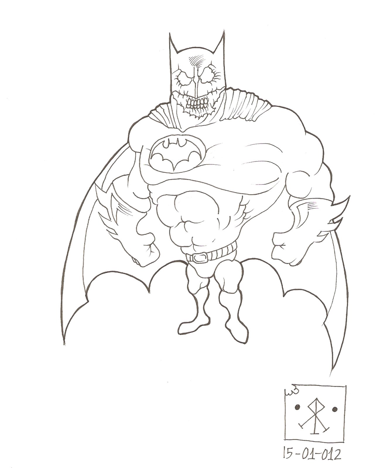 TOXIDRIVER: Batman Zombie Cartoon #2