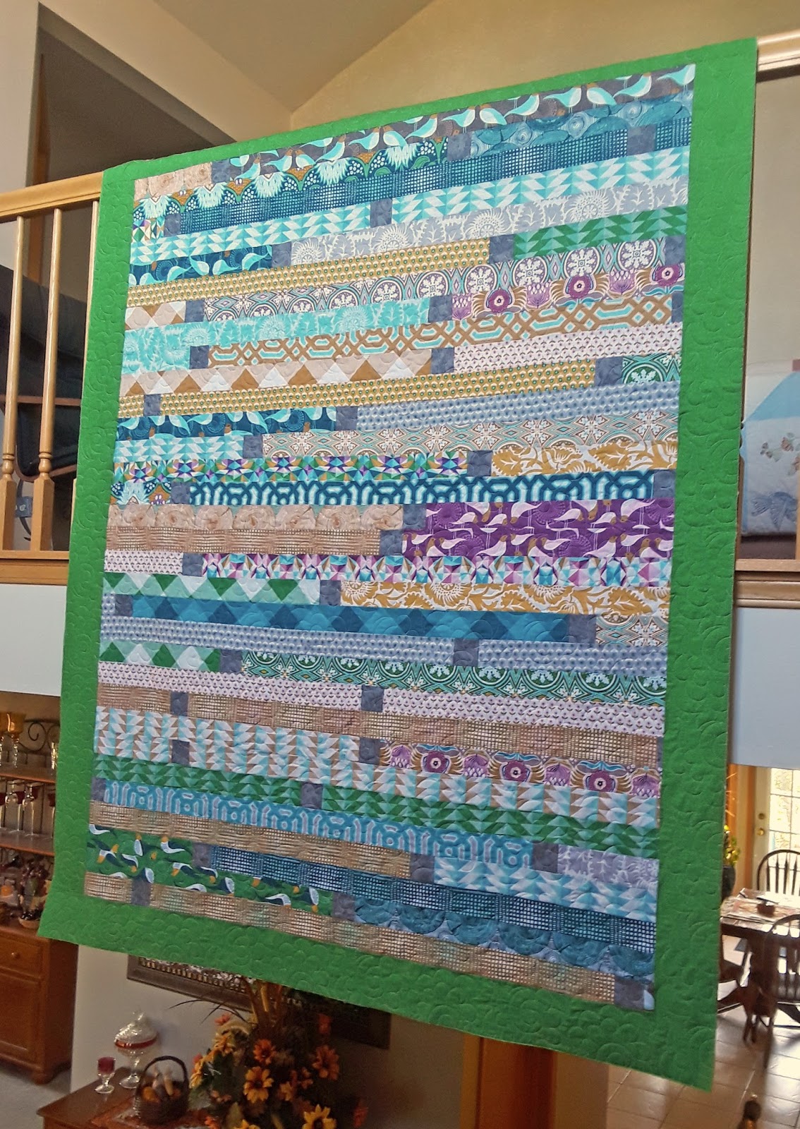 Rebecca's Quilting CUSTOMER QUILT JELLY ROLL RACE 1600