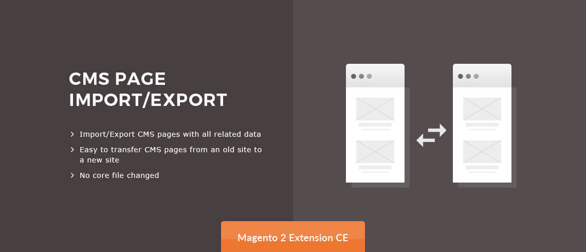 cms-page-import-export-magento-2-extensi