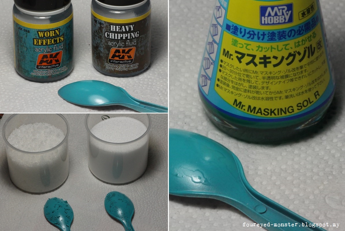 Art and Musings of a Miniature Hobbyist Paint Chipping Test with