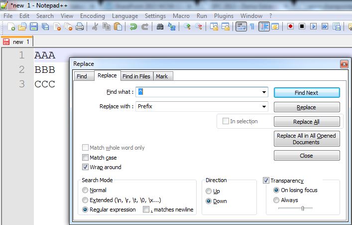Bharath Tech Update Notepad Editor Regular Expressions Tips 