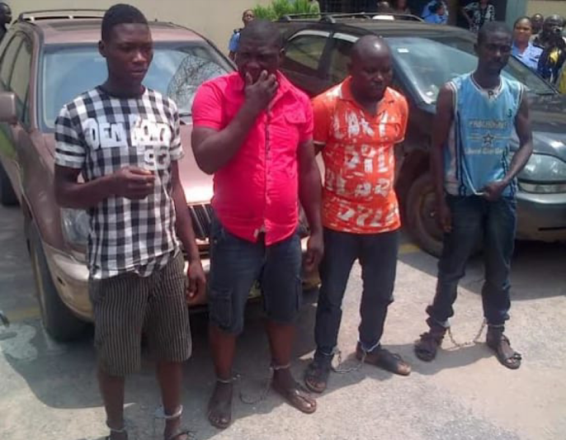 Ikorodu bank robbery suspects paraded by Police