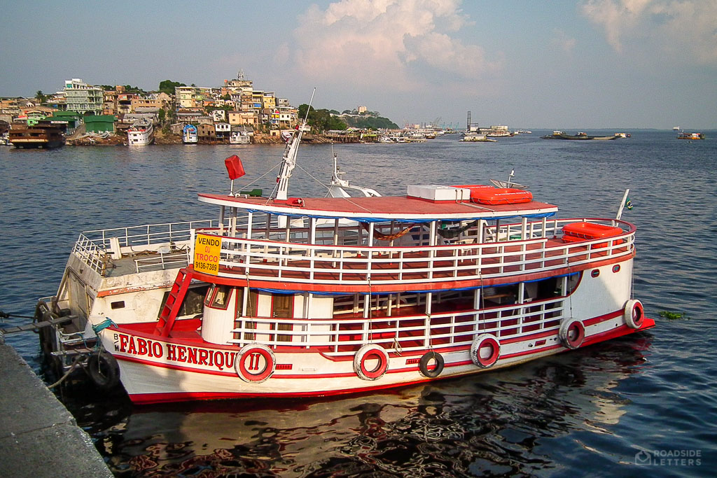 Boat on River Amazon in Manaus