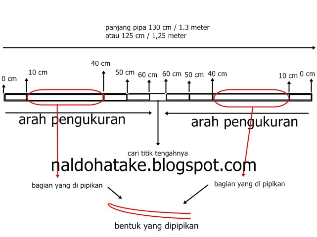 Membuat Panah dari Pipa PVC ukuran 1/2 atau 3/4 - Naldo Hatake