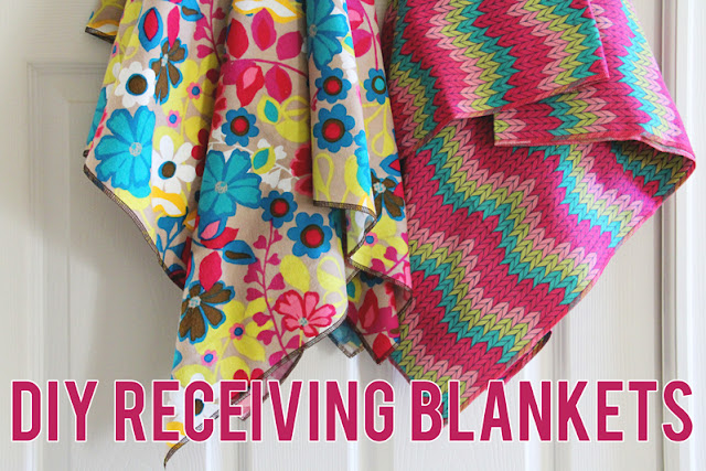 Lovely Little Snippets: DIY :: Receiving Blankets