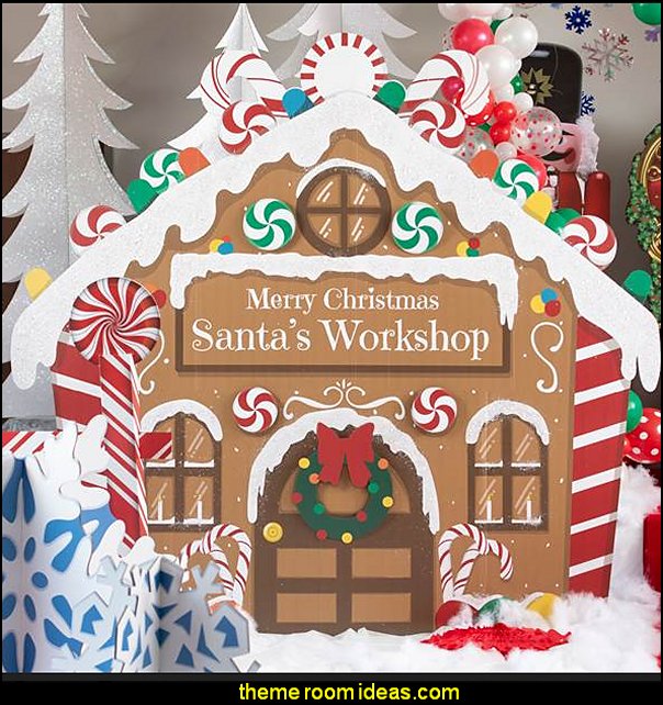 Santa's Workshop Standee candy Christmas theme decorating - candy themed christmas decorations - christmas candyland decorations - candy ornaments - candy shaped holiday ornaments - candy themed Christmas decor - Santa's Workshop Standee candy Christmas theme decorating - candy themed christmas decorations - christmas candyland decorations - candy ornaments - candy shaped holiday ornaments - candy themed Christmas decor -