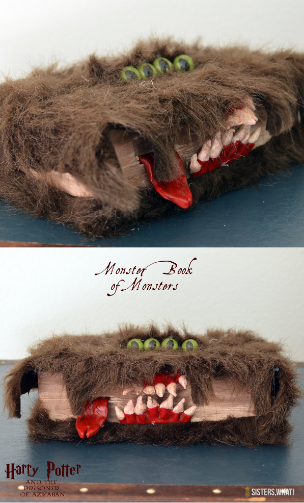 Harry Potter Monster Book Diy / Harry Potter Monster Book of Monsters